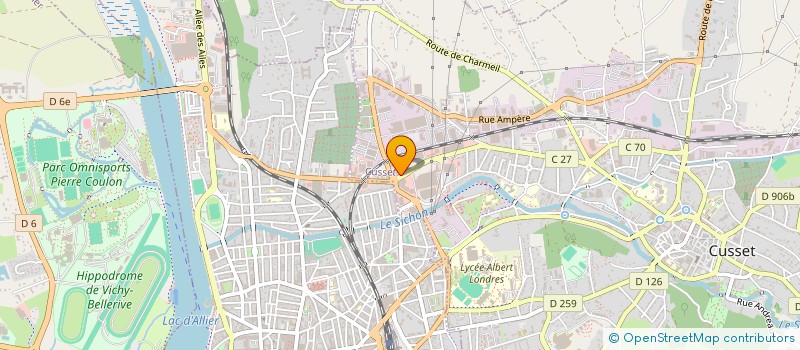 localisation de l'entreprise SCI DE LA ROUTE DE VICHY CUSSET à CUSSET