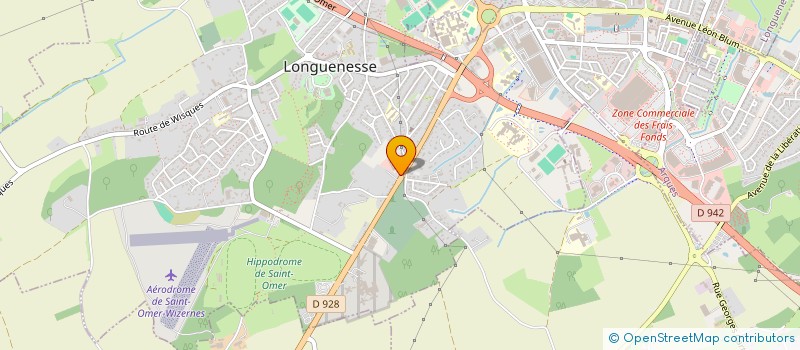 localisation de l'entreprise SCI DE LA ROUTE DES BRUYERES NUMERO 70  LONGUENESSE