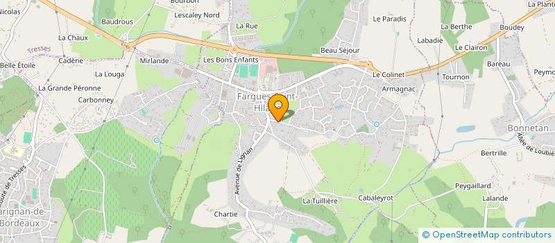 localisation de l'entreprise SCI DE LA ROUTE DES ECOLES  FARGUES-SAINT-HILAIRE