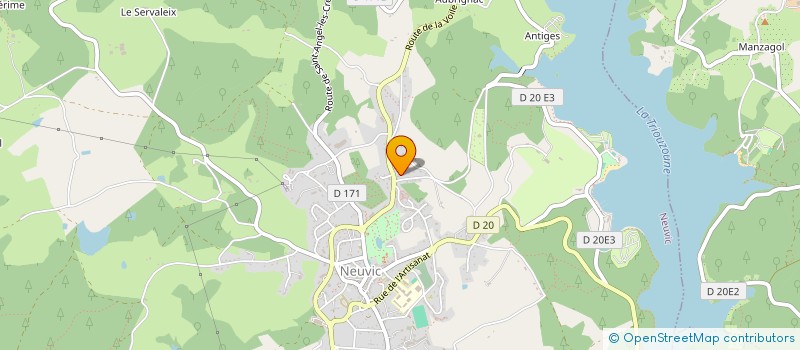 localisation de l'entreprise SCI DE LA ROUTE DU SEL  NEUVIC