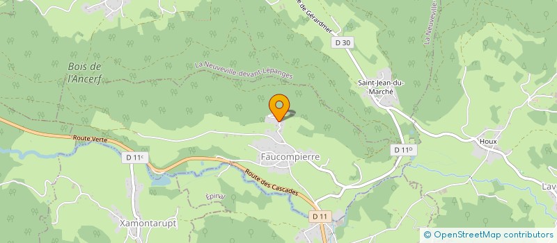 localisation de l'entreprise SCI DE LA ROUTE VERTE  TENDON