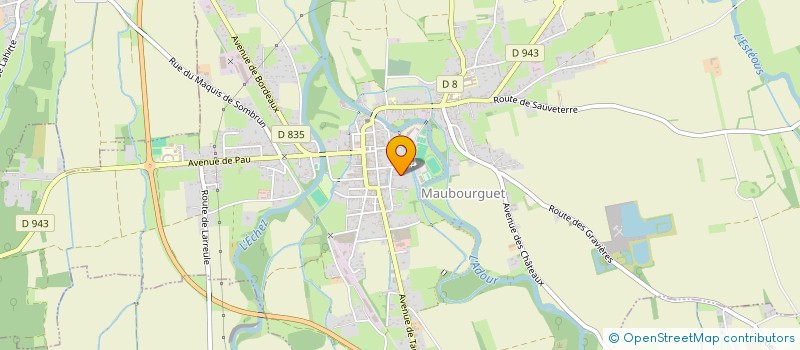 localisation de l'entreprise SCI DE LA RUCHE  MAUBOURGUET