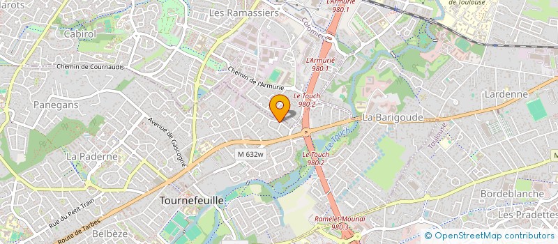 localisation de l'entreprise SCI DE LA RUCHE  TOURNEFEUILLE