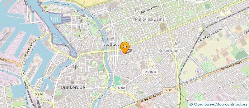 localisation de l'entreprise SCI DE LA RUE ANATOLE FRANCE à DUNKERQUE