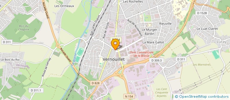 localisation de l'entreprise SCI DE LA RUE ARMAND DUPONT à VERNOUILLET