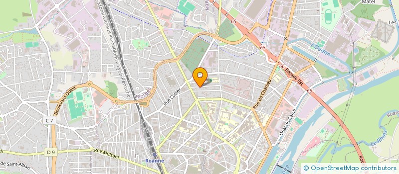 localisation de l'entreprise SCI DE LA RUE AUGUSTE MICON  ROANNE