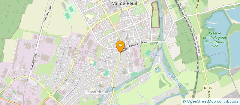 localisation de l'entreprise SCI DE LA RUE AUX HUILIERS à LE VAUDREUIL