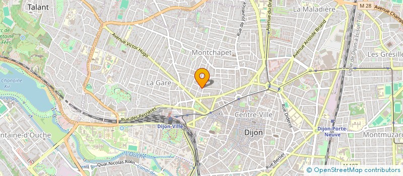 localisation de l'entreprise SCI DE LA RUE BERNARD COURTOIS  DIJON