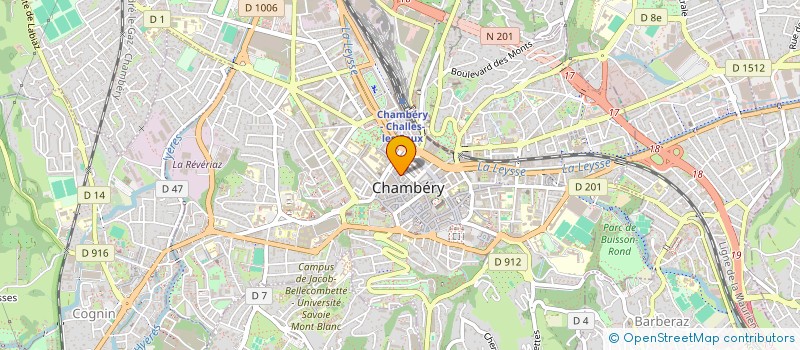 localisation de l'entreprise SCI DE LA RUE BERTHOLLET à CHAMBERY