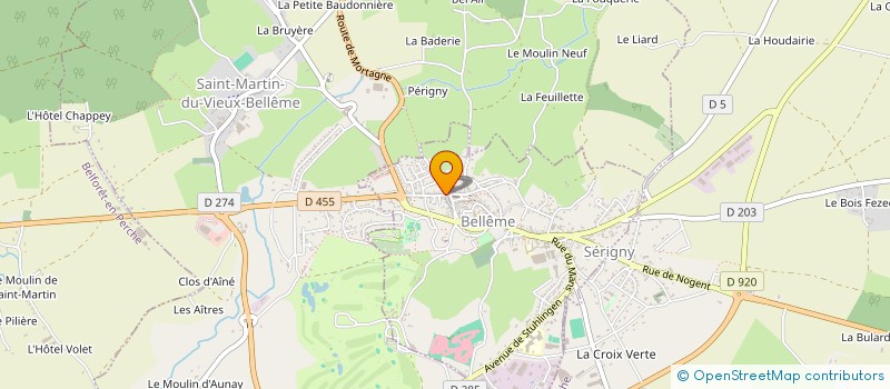 localisation de l'entreprise SCI DE LA RUE BLOT à BELLEME