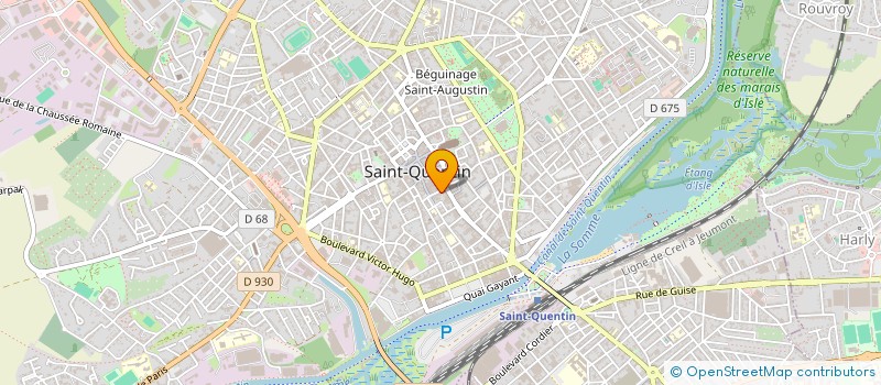 localisation de l'entreprise SCI DE LA RUE BOILEAU à SAINT-QUENTIN