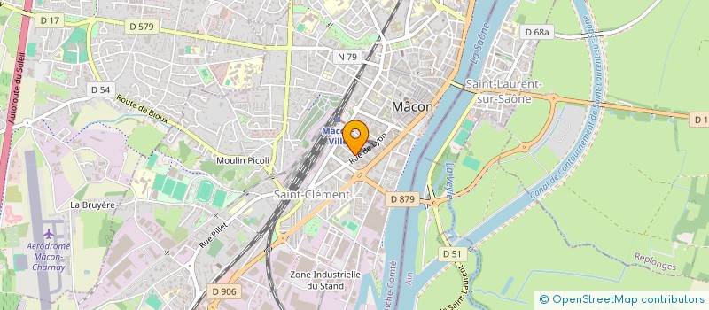 localisation de l'entreprise SCI DE LA RUE BOULLAY  MACON