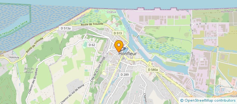 localisation de l'entreprise SCI DE LA RUE BRULEE à HONFLEUR