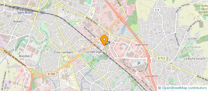 localisation de l'entreprise SCI DE LA RUE BUFFON à SAINT-BRIEUC