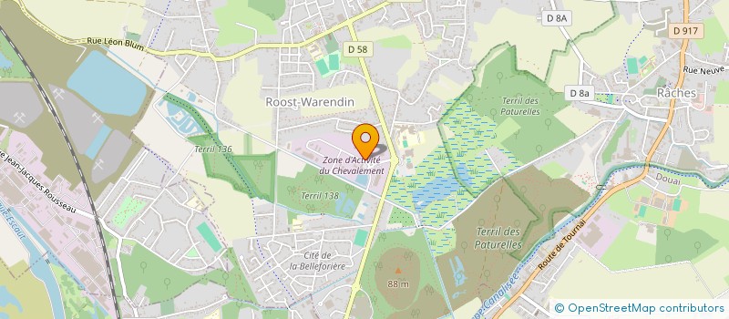 localisation de l'entreprise SCI DE LA RUE CALMETTE  ROOST-WARENDIN