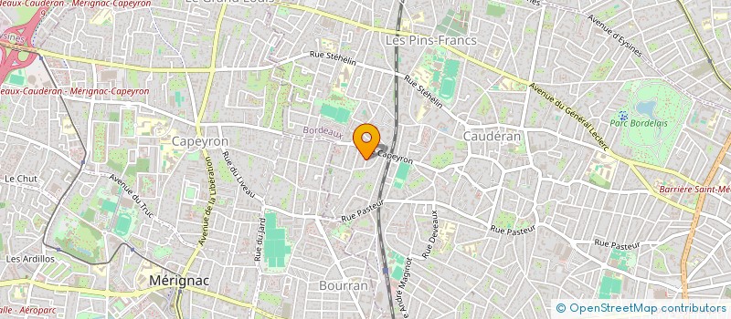 localisation de l'entreprise SCI DE LA RUE CAMILLE GOILLOT à BORDEAUX