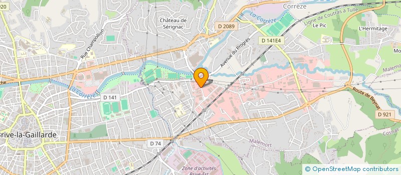localisation de l'entreprise SCI DE LA RUE CHARLES BOULLE à MALEMORT