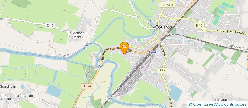 localisation de l'entreprise SCI DE LA RUE CHARPENTIER  COUTRAS