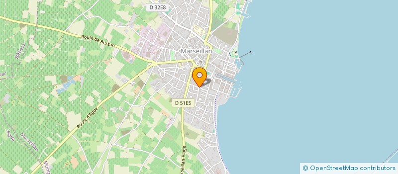 localisation de l'entreprise SCI DE LA RUE CHASSEFIERE à MARSEILLAN