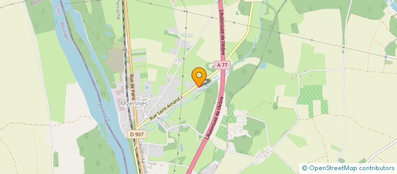 localisation de l'entreprise SCI DE LA RUE CHAUFFOUR à MYENNES