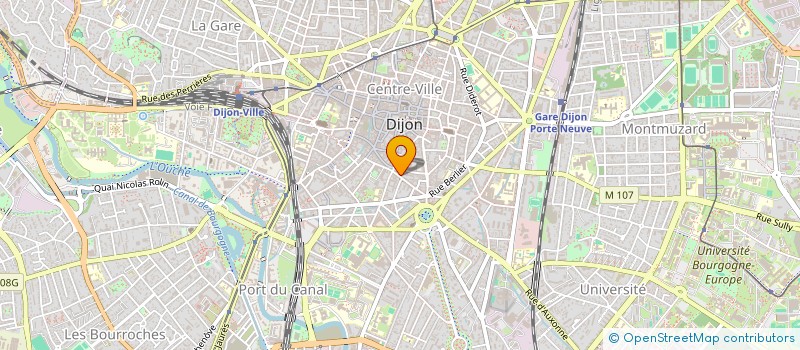 localisation de l'entreprise SCI DE LA RUE CHEVREUL à DIJON