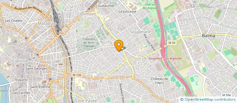 localisation de l'entreprise SCI DE LA RUE CLAUDE AUGE  TOULOUSE