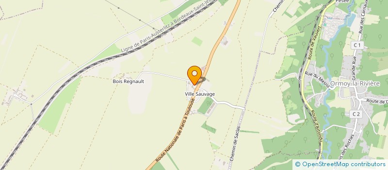 localisation de l'entreprise SCI DE LA RUE COURTE  ETAMPES