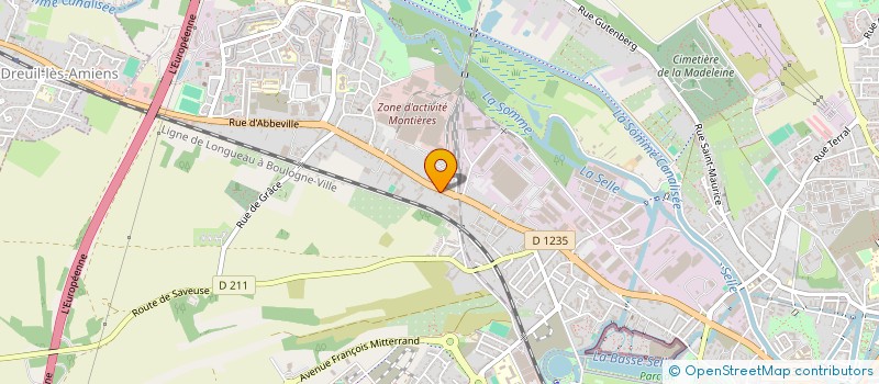 localisation de l'entreprise SCI DE LA RUE D ABBEVILLE à AMIENS