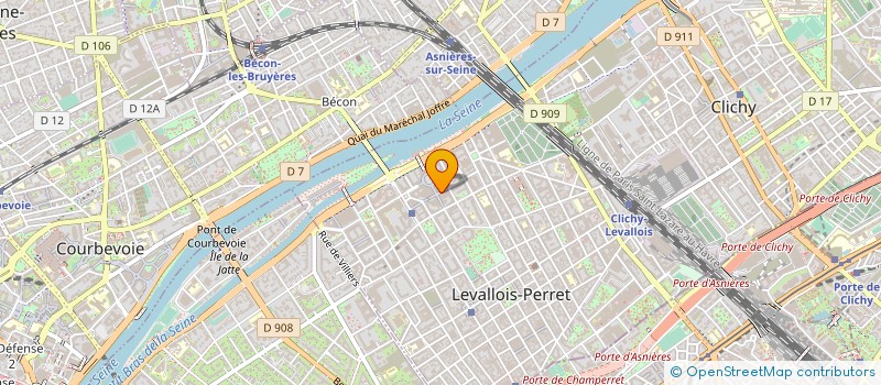localisation de l'entreprise SCI DE LA RUE D ALLONNES à LEVALLOIS-PERRET