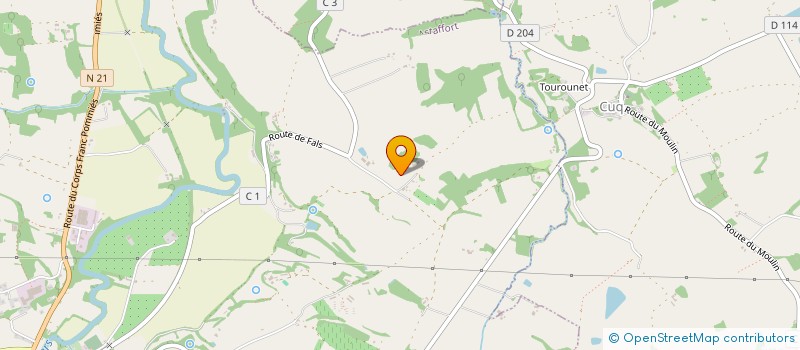 localisation de l'entreprise SCI DE LA RUE D'AMOUR  ASTAFFORT