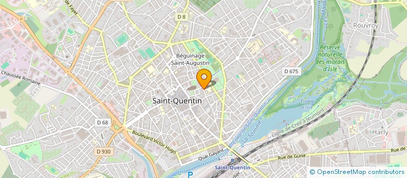 localisation de l'entreprise SCI DE LA RUE D'ANDELOT à SAINT-QUENTIN