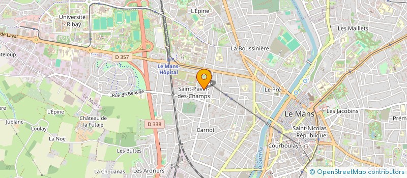 localisation de l'entreprise SCI DE LA RUE D'EINSTEIN à LE MANS