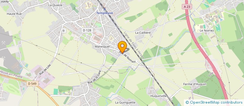 localisation de l'entreprise SCI DE LA RUE D'HUQUINVILLE  CAPPELLE-EN-PEVELE