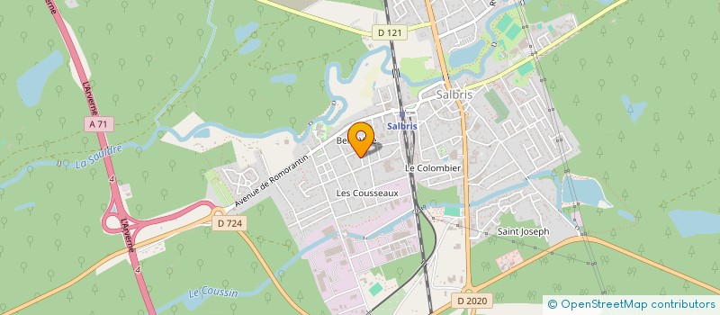 localisation de l'entreprise SCI DE LA RUE DANTON  SALBRIS