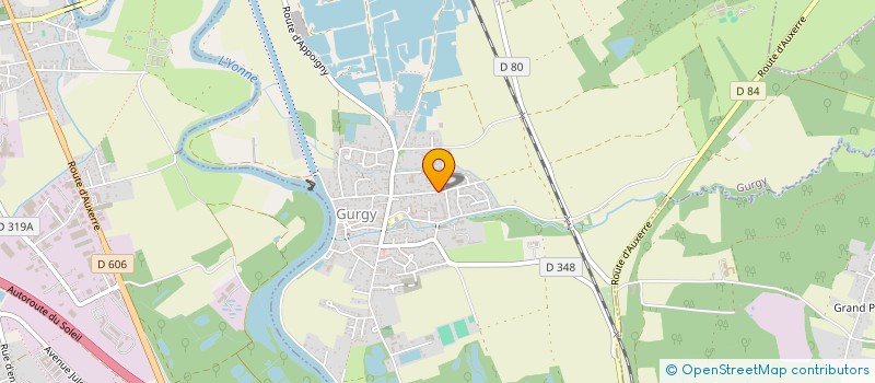 localisation de l'entreprise SCI DE LA RUE DE BOURGOGNE  GURGY