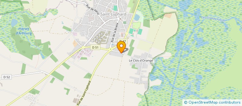 localisation de l'entreprise SCI DE LA RUE DE BRETAGNE  SAINT-LYPHARD