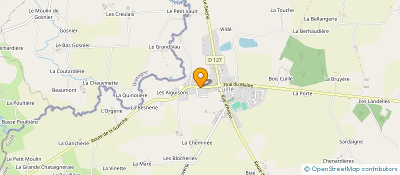 localisation de l'entreprise SCI DE LA RUE DE BRETAGNE  SAINT-POIX