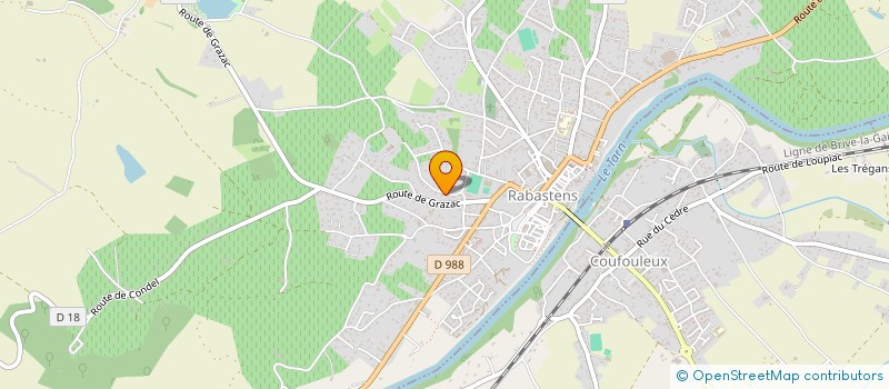 localisation de l'entreprise SCI DE LA RUE DE DERRIERE L'EGLISE à RABASTENS