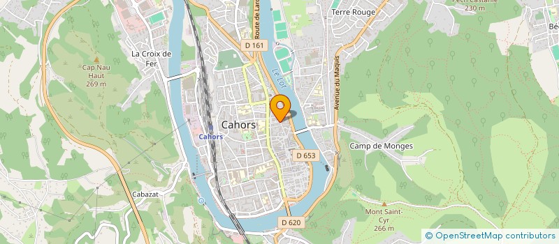 localisation de l'entreprise SCI DE LA RUE DE FEYDEL  CAHORS