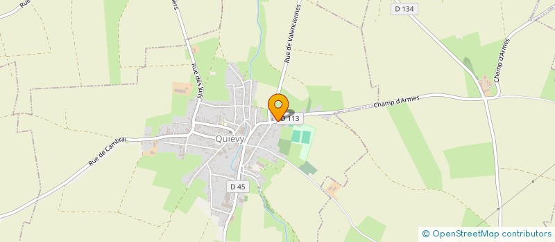 localisation de l'entreprise SCI DE LA RUE DE FONTAINE  QUIEVY