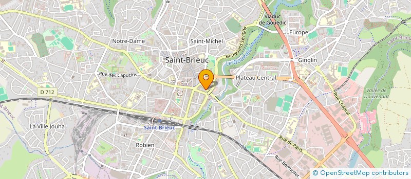 localisation de l'entreprise SCI DE LA RUE DE GOUEDIC  SAINT-BRIEUC