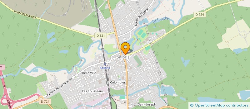 localisation de l'entreprise SCI DE LA RUE DE L'ABBE PAUL GRU  SALBRIS