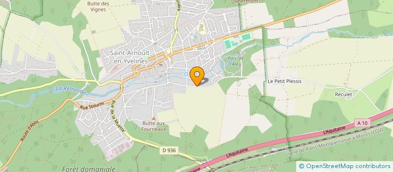 localisation de l'entreprise SCI DE LA RUE DE L'ANCIENNE GARE à SAINT-ARNOULT-EN-YVELINES