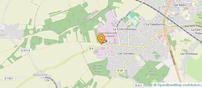 localisation de l'entreprise SCI DE LA RUE DE L ARTISANAT à VERNOUILLET