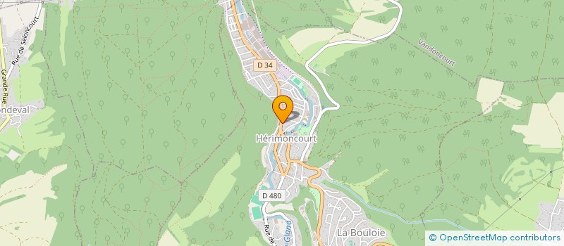 localisation de l'entreprise SCI DE LA RUE DE L ETOILE I  HERIMONCOURT