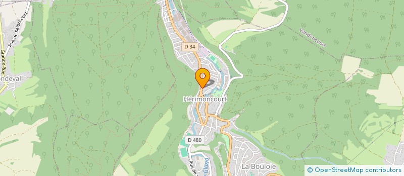 localisation de l'entreprise SCI DE LA RUE DE L ETOILE II  HERIMONCOURT