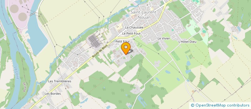 localisation de l'entreprise SCI DE LA RUE DE L INDUSTRIE  SAINT-LAURENT-NOUAN