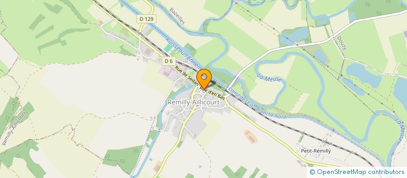 localisation de l'entreprise SCI DE LA RUE DE L UNITE  REMILLY-AILLICOURT