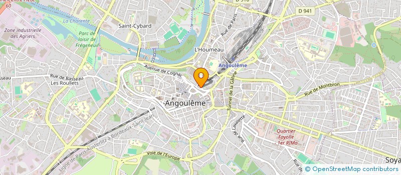 localisation de l'entreprise SCI DE LA RUE DE LA CORDERIE à ANGOULEME