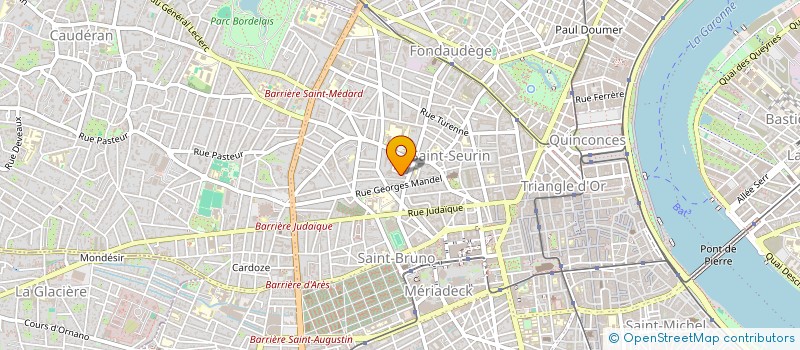 localisation de l'entreprise SCI DE LA RUE DE LA FEE  BORDEAUX